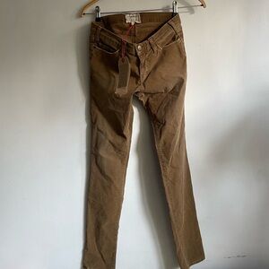 Current Elliott skinny corduroy pants